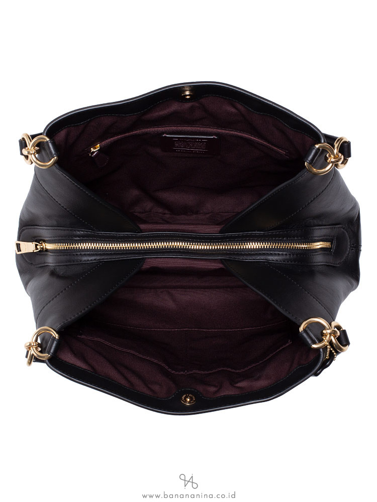 COACH 32978 Quilted Leather Lexy Shoulder Bag Black