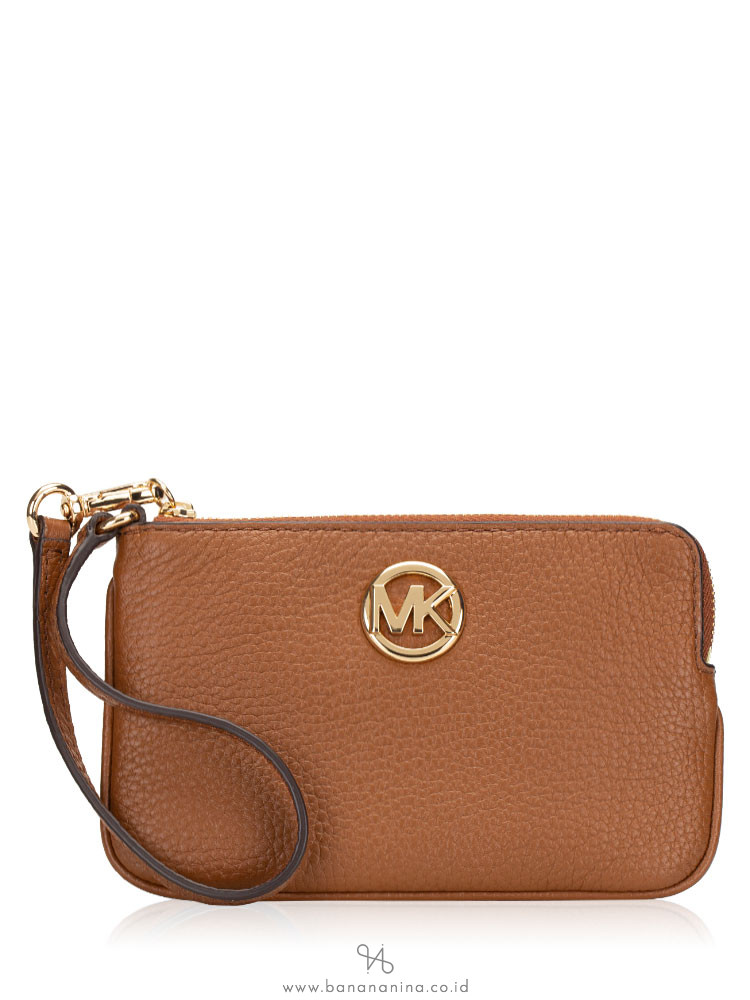 MICHAEL KORS Fulton Leather Medium Wristlet Luggage