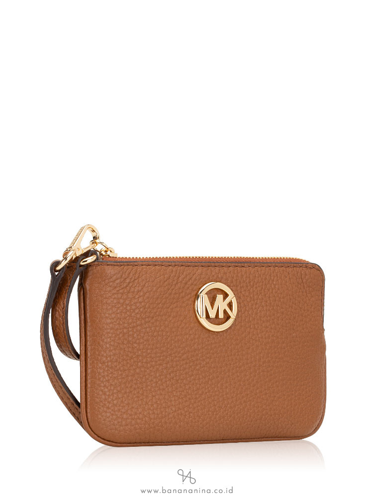 MICHAEL KORS Fulton Leather Medium Wristlet Luggage