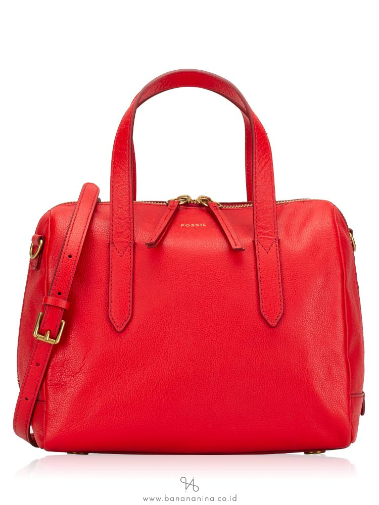 FOSSIL SHB2063622 Sydney Satchel Real Red