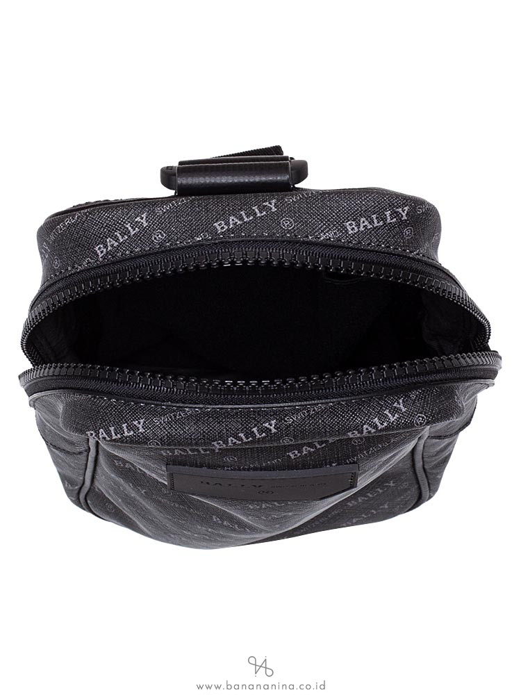 BALLY Men Tanis Signature Sling Bag Black Multi