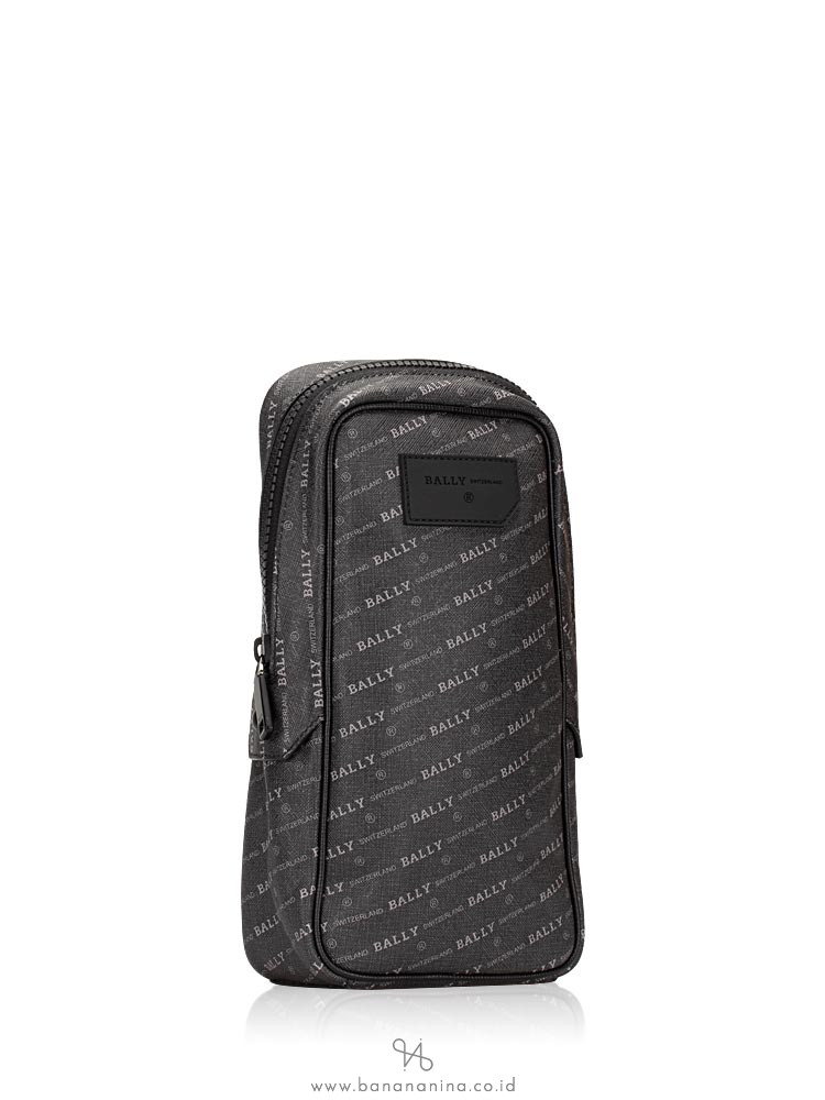 BALLY Men Tanis Signature Sling Bag Black Multi