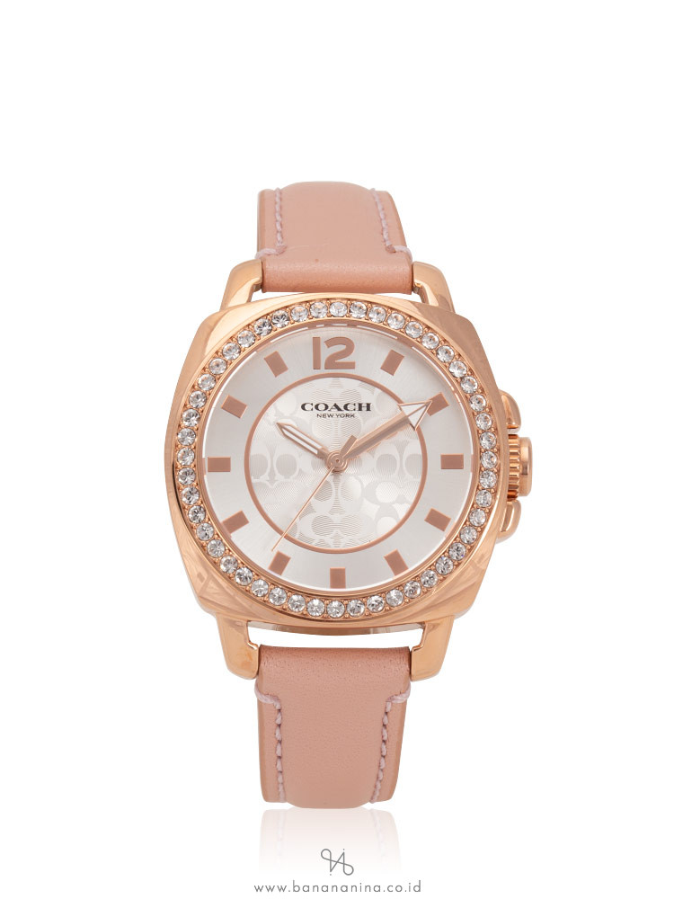 COACH 14503151 Mini Boyfriend Leather Strap Petal