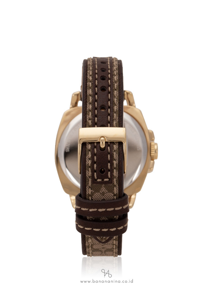 COACH 14503150 Boyfriend Signature Strap Khaki Brown
