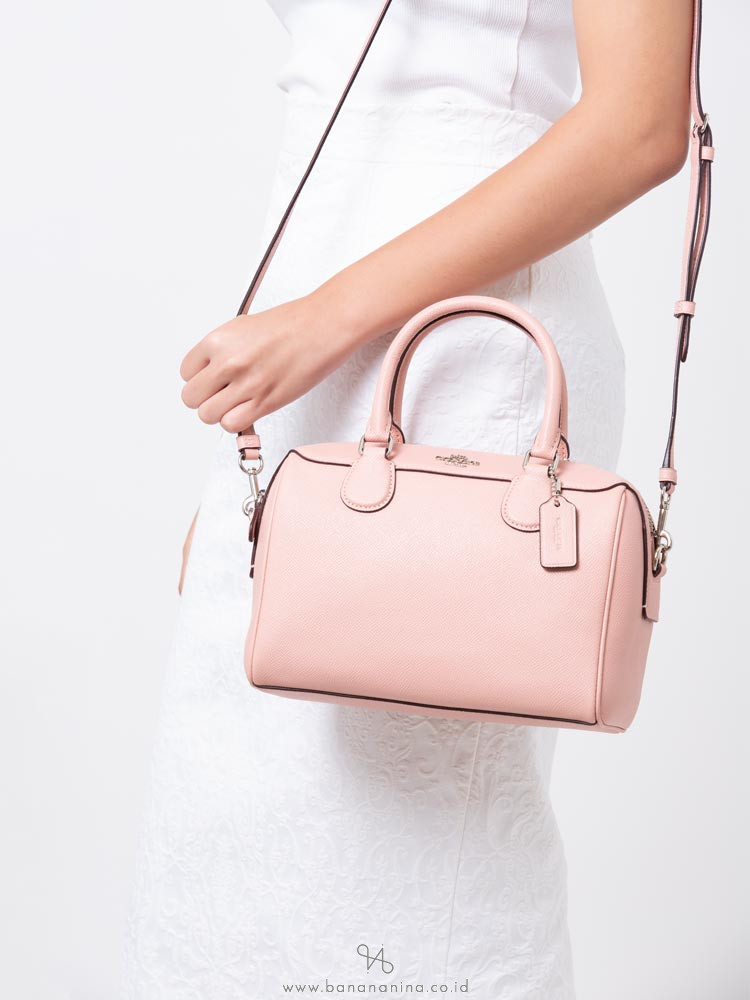 COACH 32202 Crossgrain Mini Bennett Satchel Petal