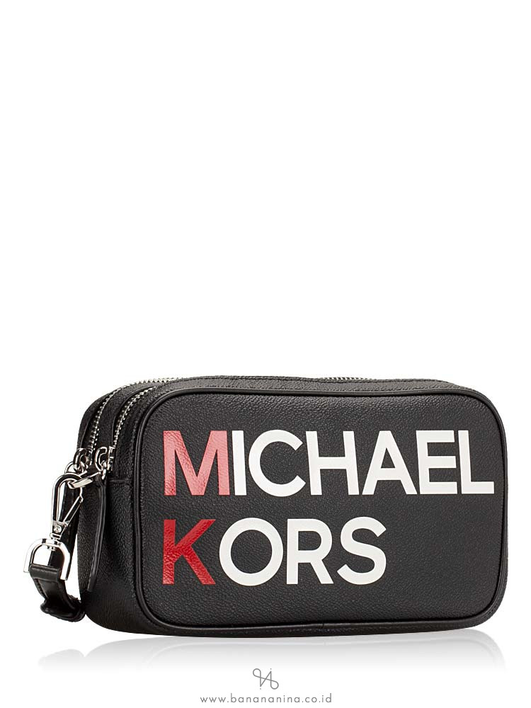 michael kors camera bag black