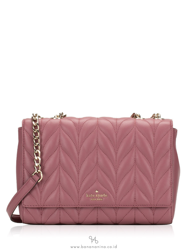 KATE SPADE Briar Lane Quilted Emelyn Plum Berry