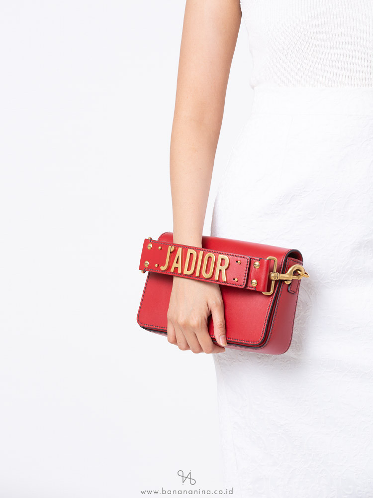 CHRISTIAN DIOR J'Adior Flap Bag Red