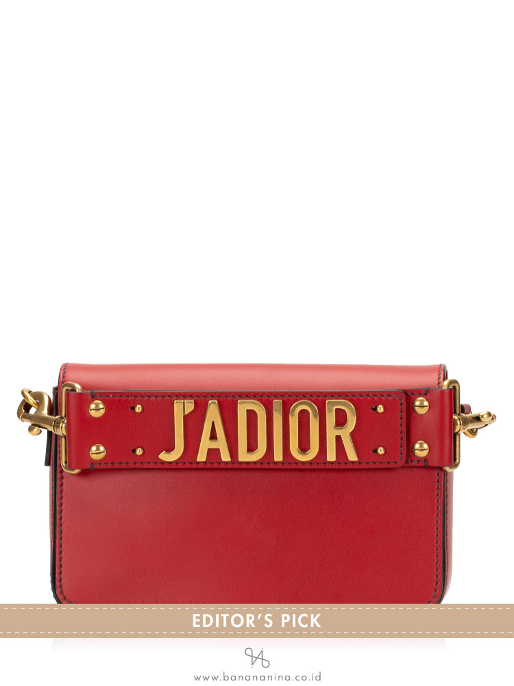 CHRISTIAN DIOR J'Adior Flap Bag Red