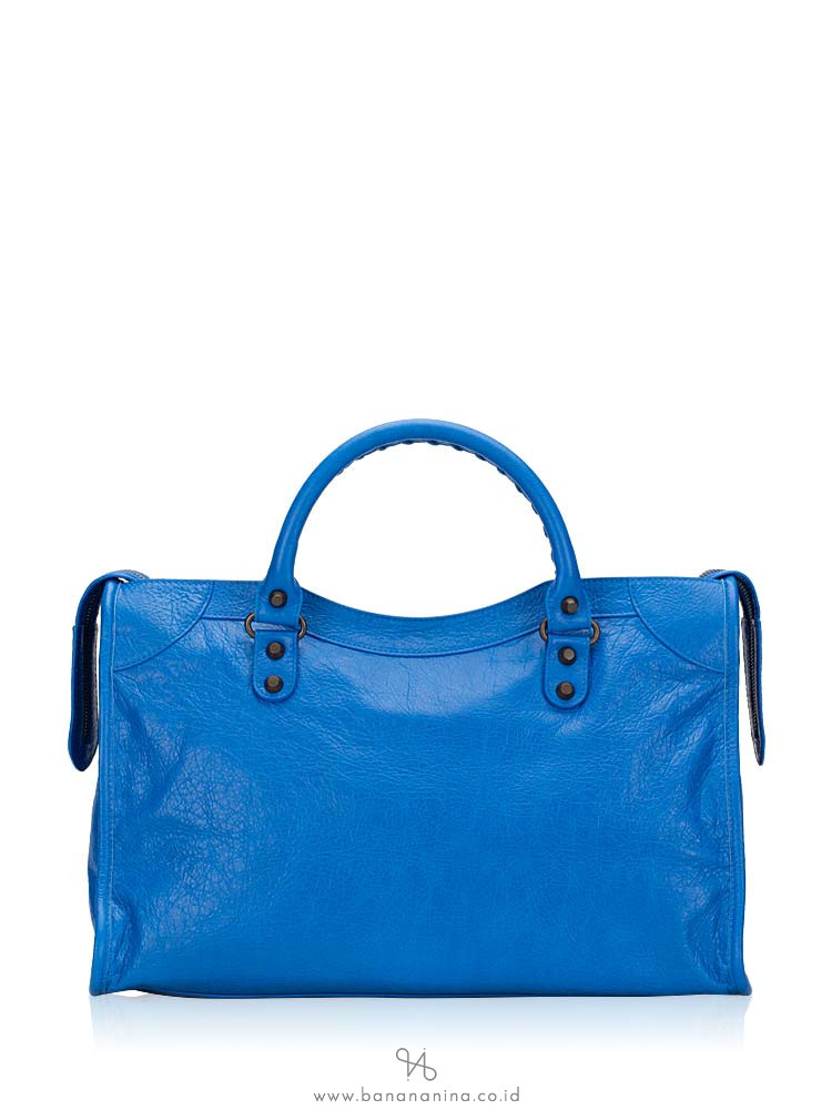 BALENCIAGA Classic City Bleu Rivage