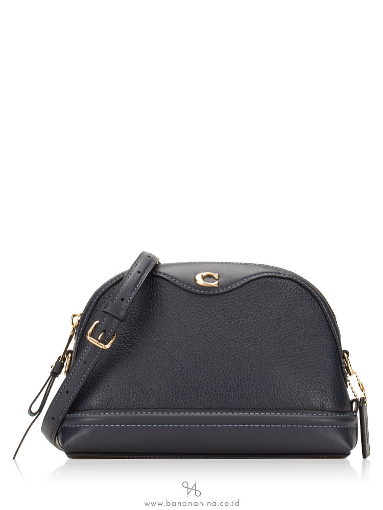 COACH 37863 Ivie Leather Crossbody Midnight