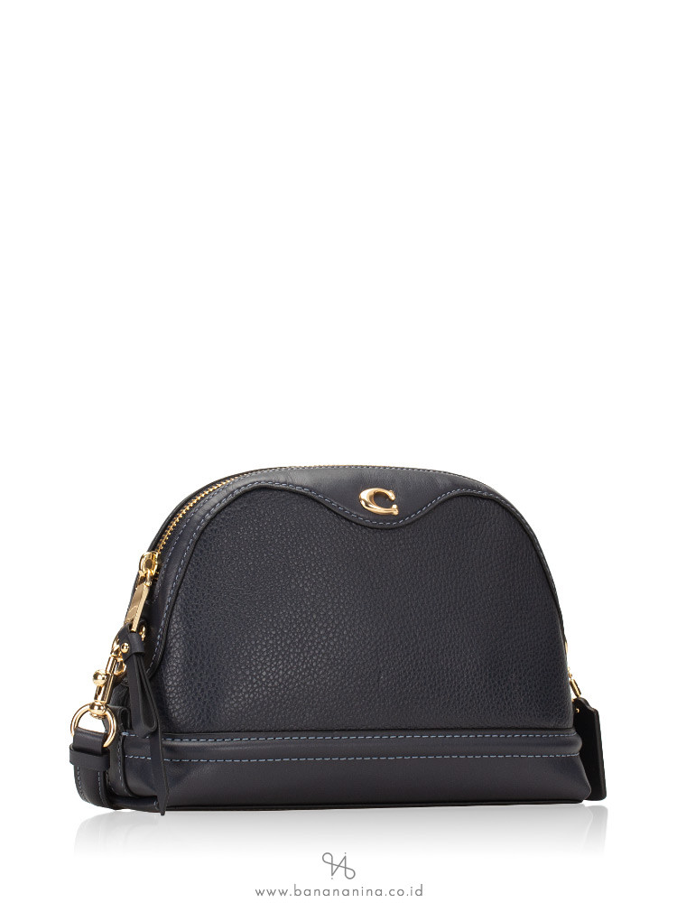 COACH 37863 Ivie Leather Crossbody Midnight