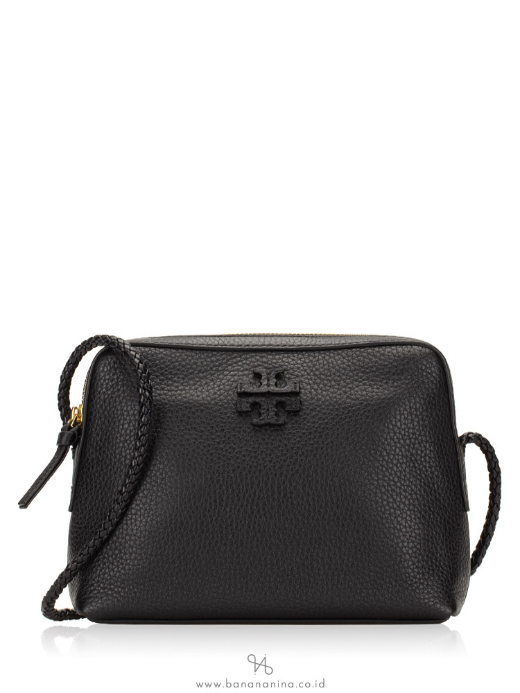 TORY BURCH Taylor Leather Camera Bag Black
