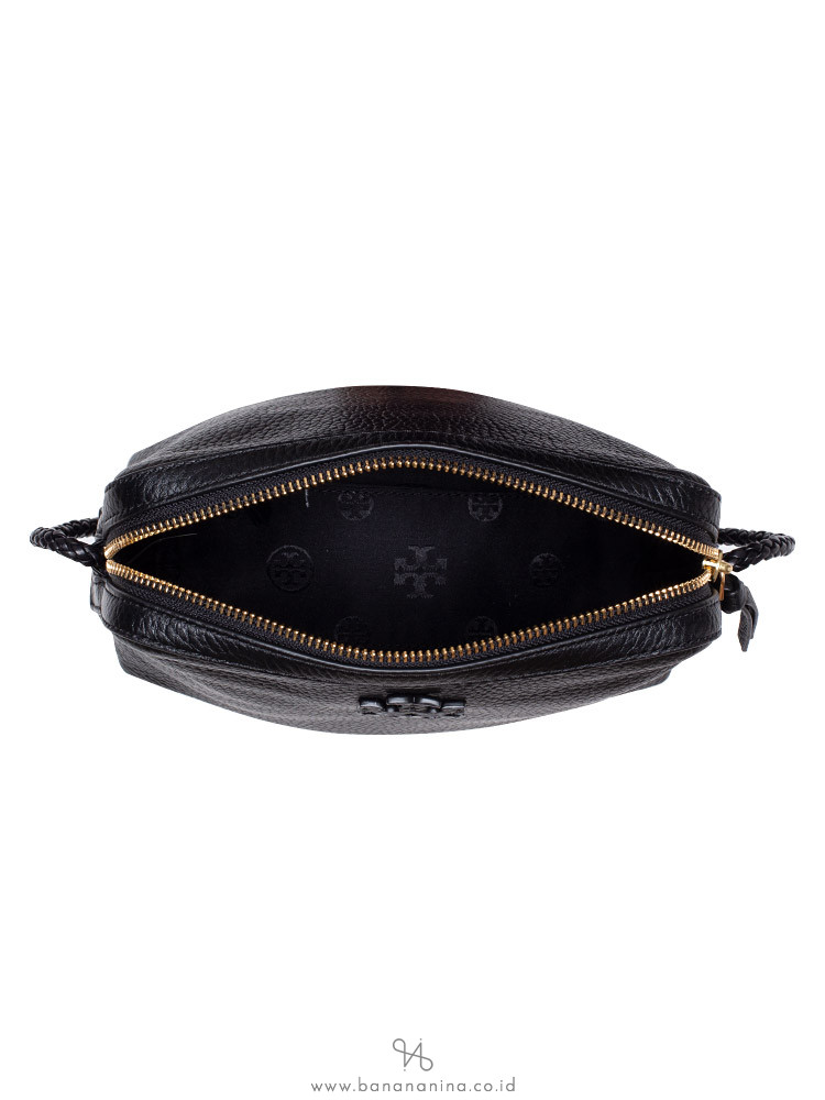 TORY BURCH Taylor Leather Camera Bag Black