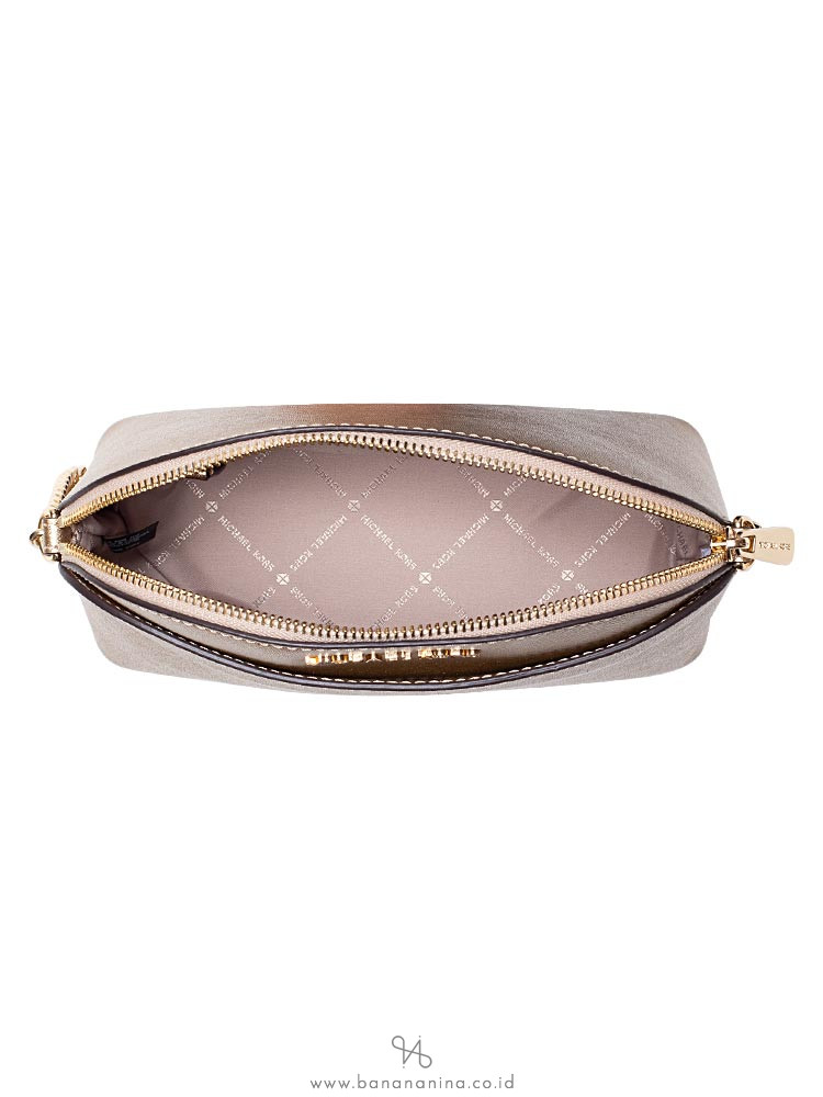 MICHAEL KORS Emmy Medium Crossbody Pale Gold