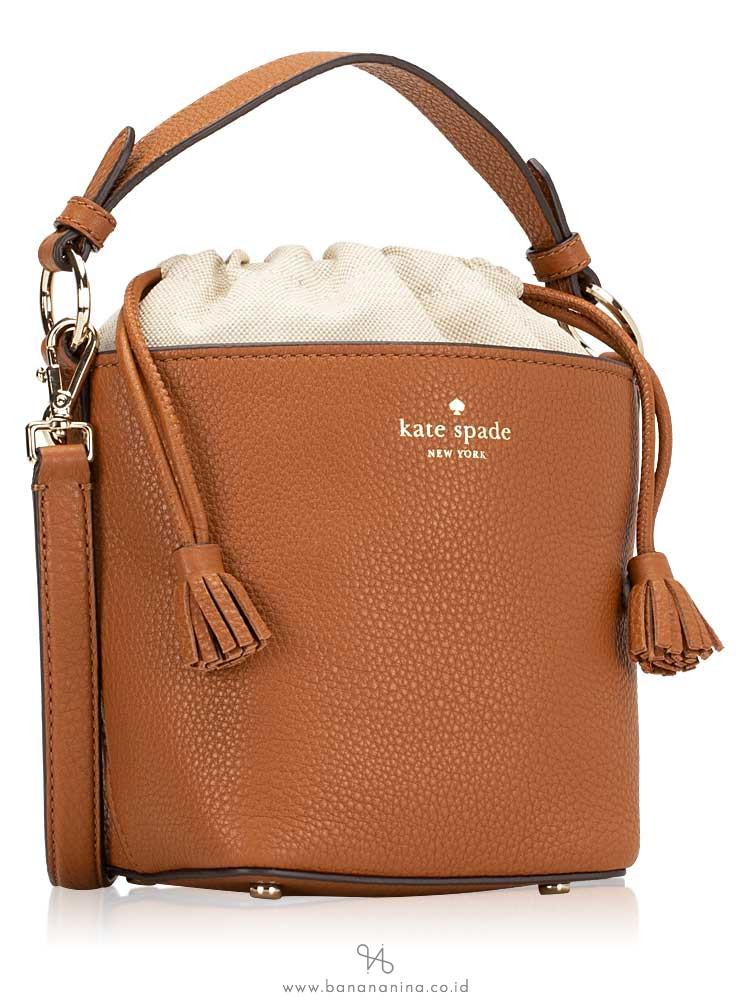 KATE SPADE Hayes Bucket Bag Warm Gingerbread