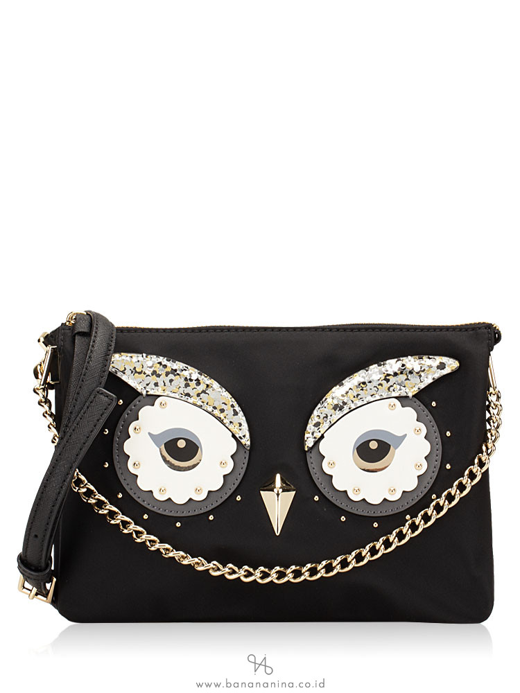 KATE SPADE Star Bright Owl Madelyne Black