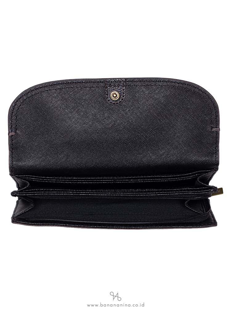 FOSSIL SWL3089001 Cleo Leather Clutch Black