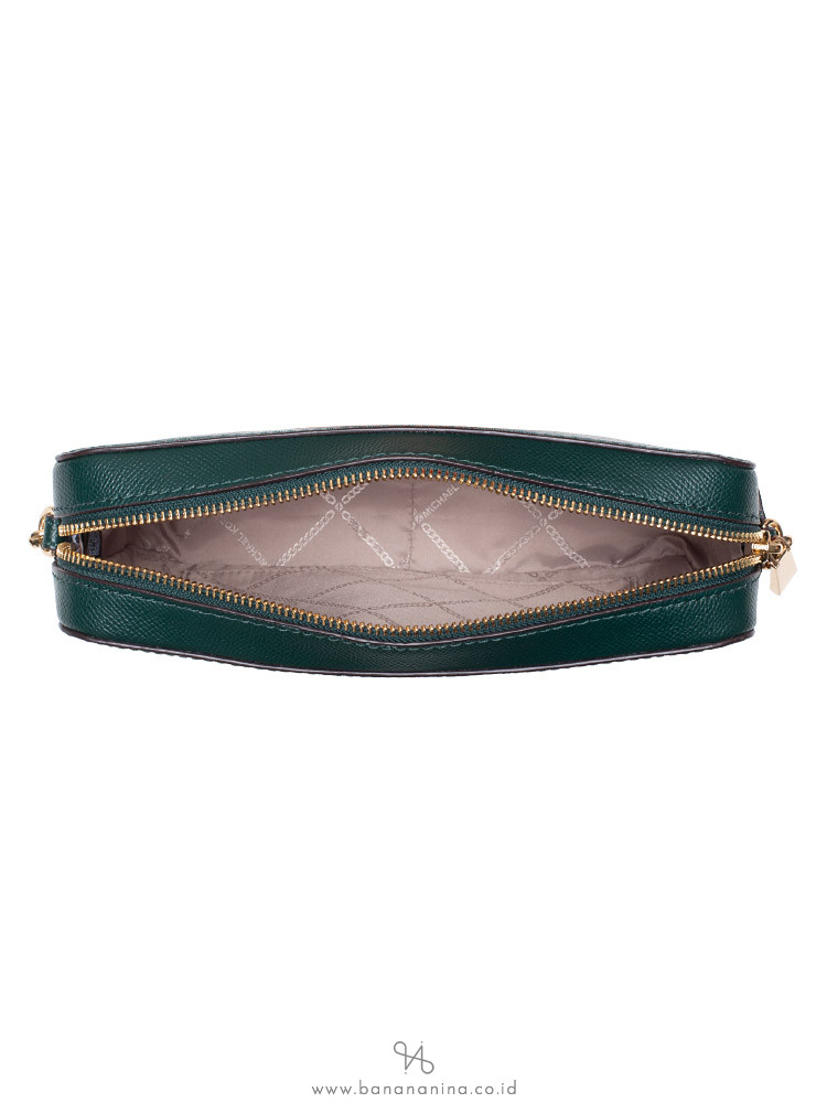 MICHAEL KORS Jet Set Item Large Crossbody Racing Green