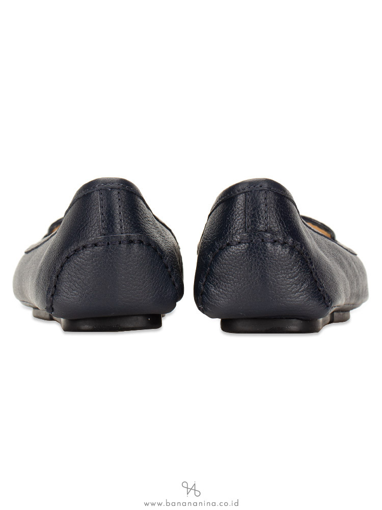 MICHAEL KORS Lillie Leather Flats Admiral Sz 5.5
