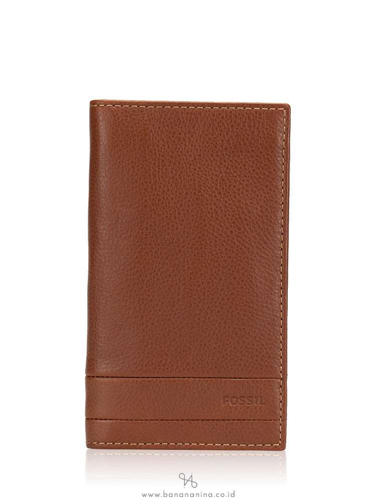 FOSSIL Men SML1398210 Lufkin Slim Executive Wallet Medium Brown