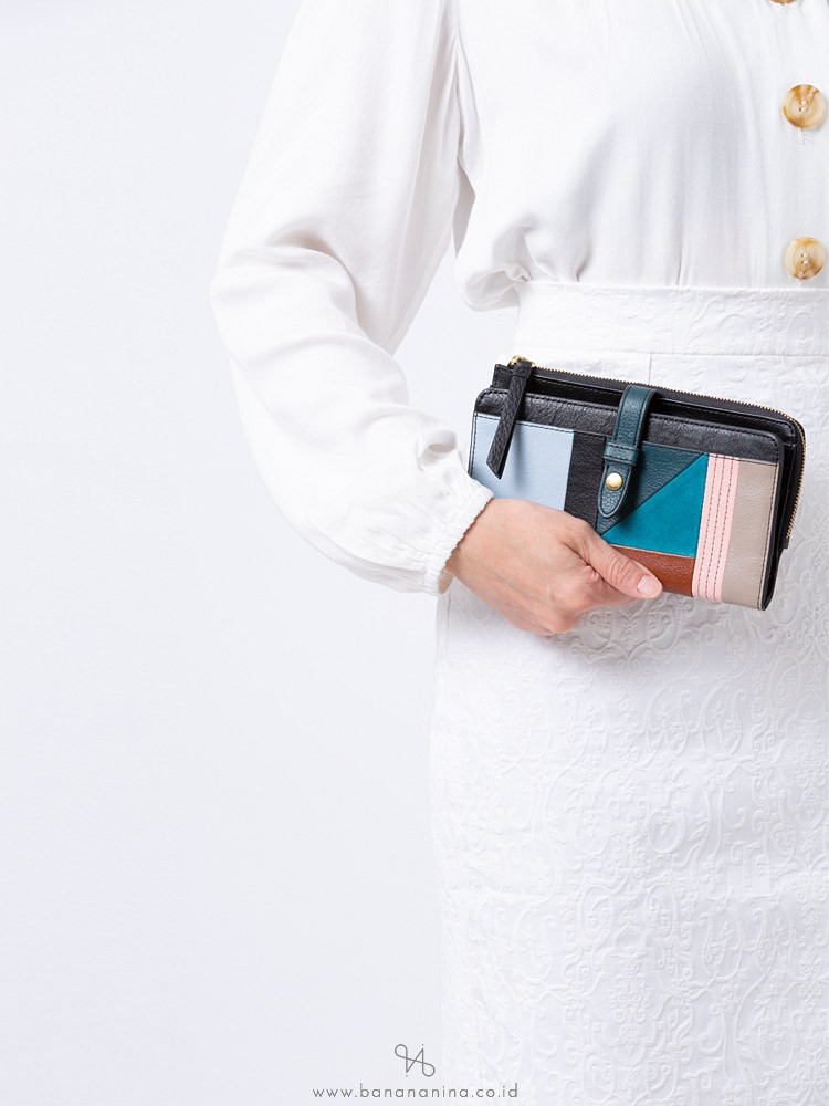 FOSSIL SL7774186 Fiona Clutch Patchwork