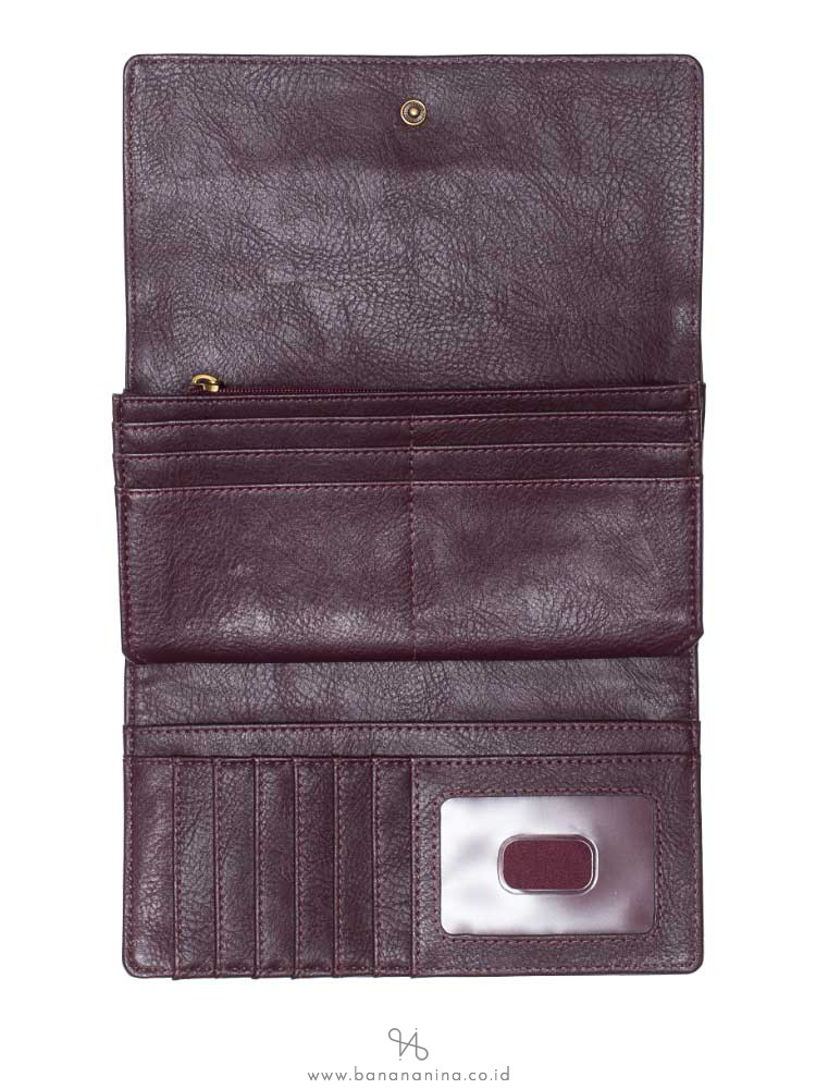 FOSSIL SL7847564 Logan Flap Wallet Purple Multi