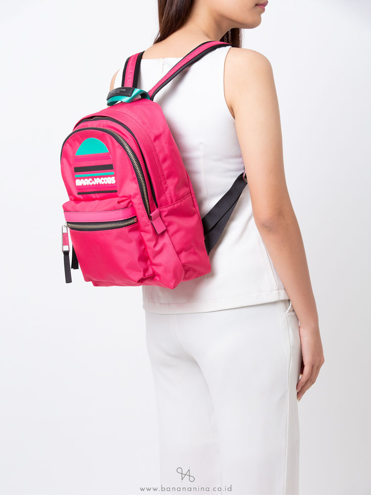 MARC JACOBS Trek Pack Medium Backpack Peony