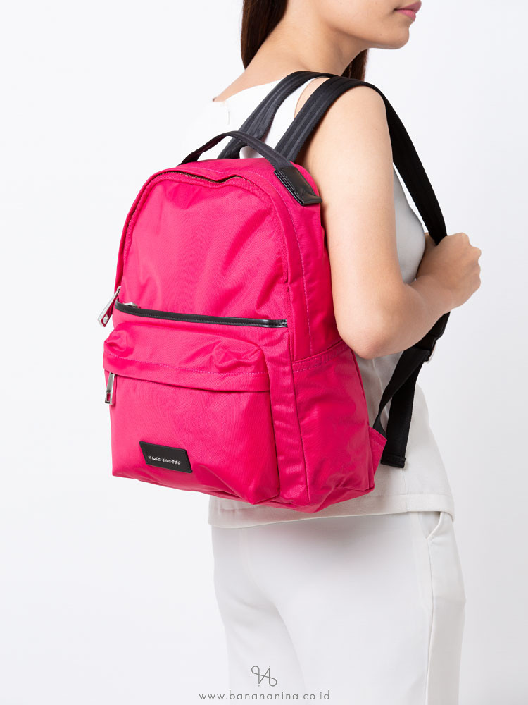 MARC JACOBS Large Nylon Backpack Carnation