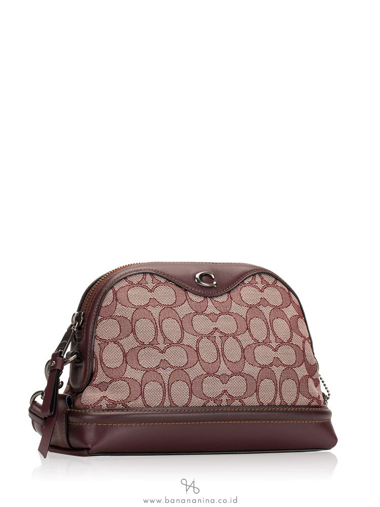 COACH 38113 Signature Ivie Crossbody Raspberry