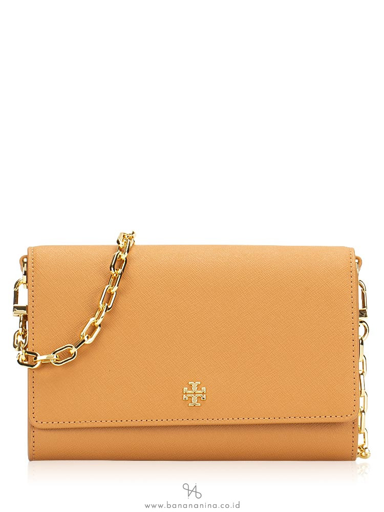TORY BURCH Emerson Chain Wallet Cardamom