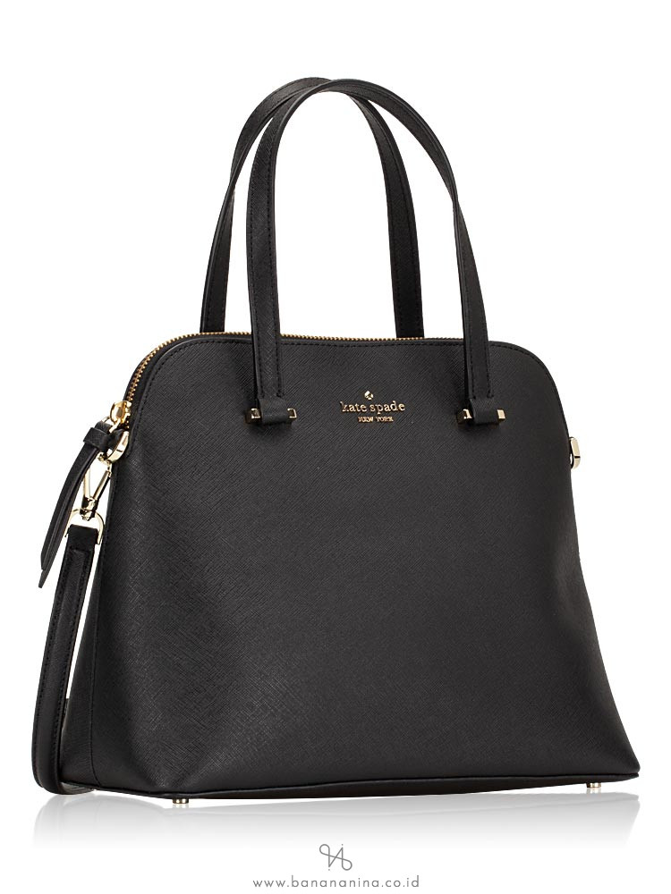 KATE SPADE Maise Medium Dome Satchel Black