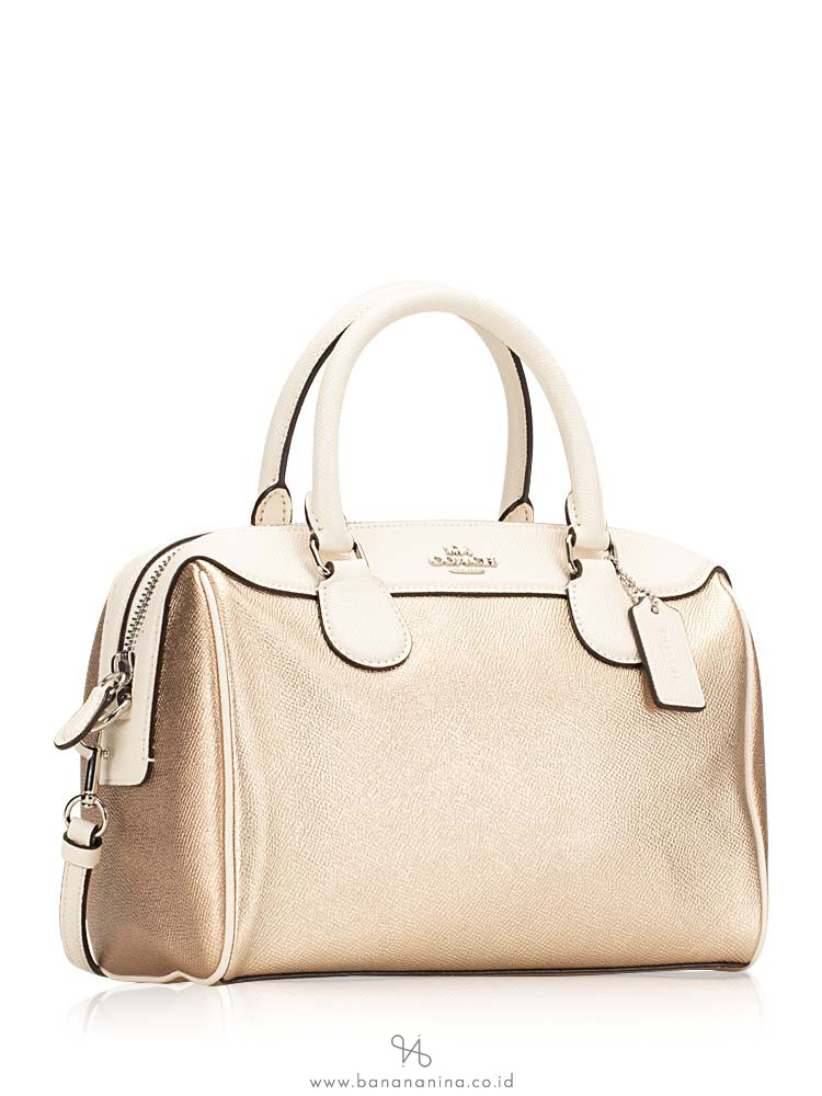 COACH 66909 Metallic Colorblock Mini Bennett Chalk Multi