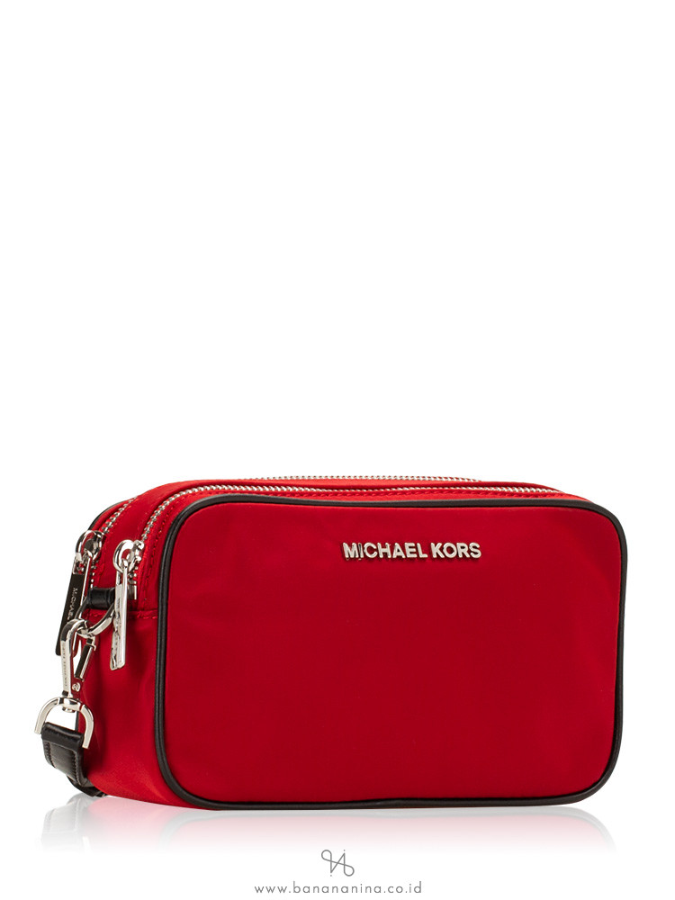 MICHAEL KORS Connie Nylon Small Camera Bag Chili