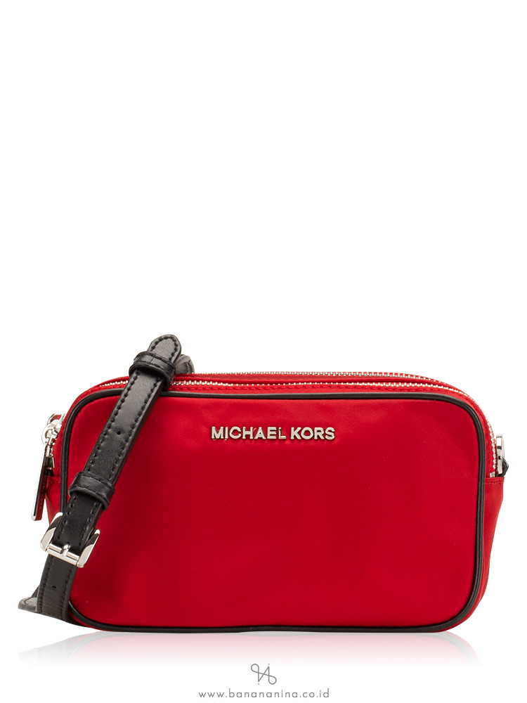 MICHAEL KORS Connie Nylon Small Camera Bag Chili