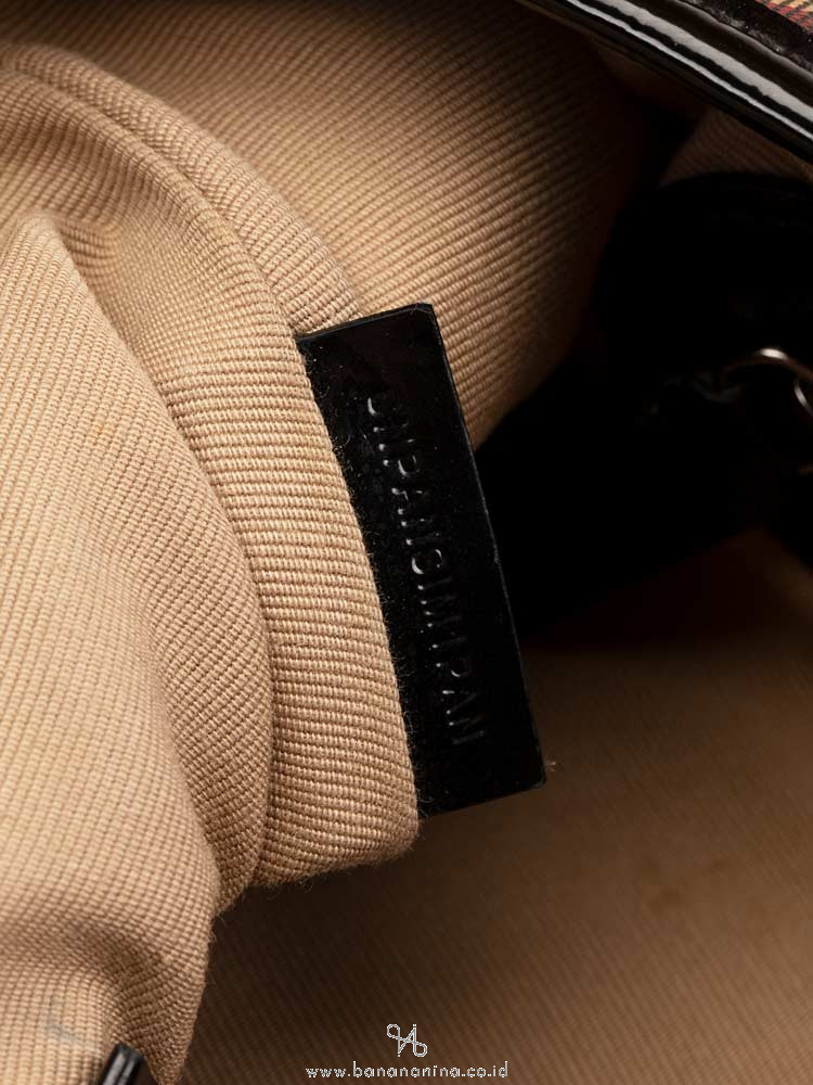 BURBERRY Nova Check Tote Black