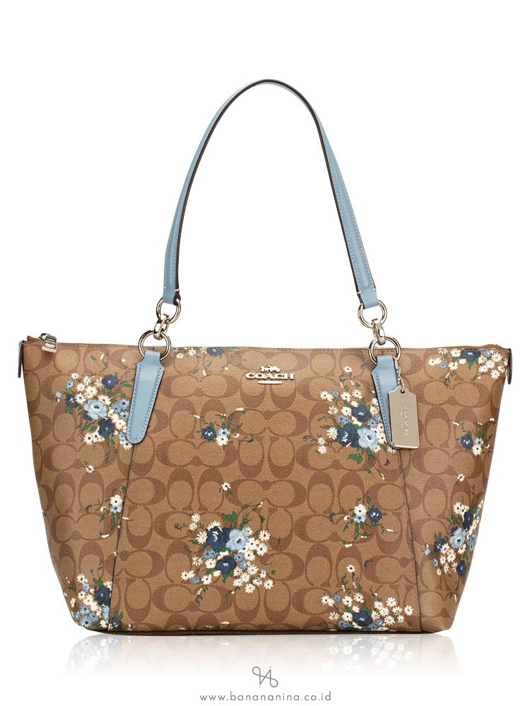 coach ava tote floral