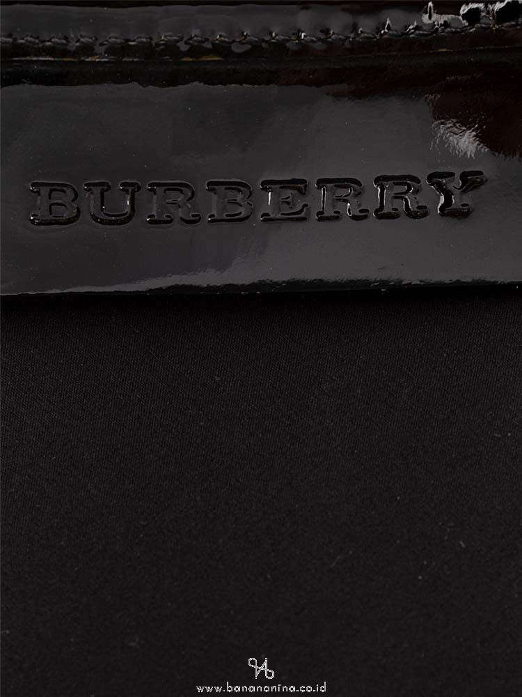 BURBERRY Nova Check Nickie Tote Black