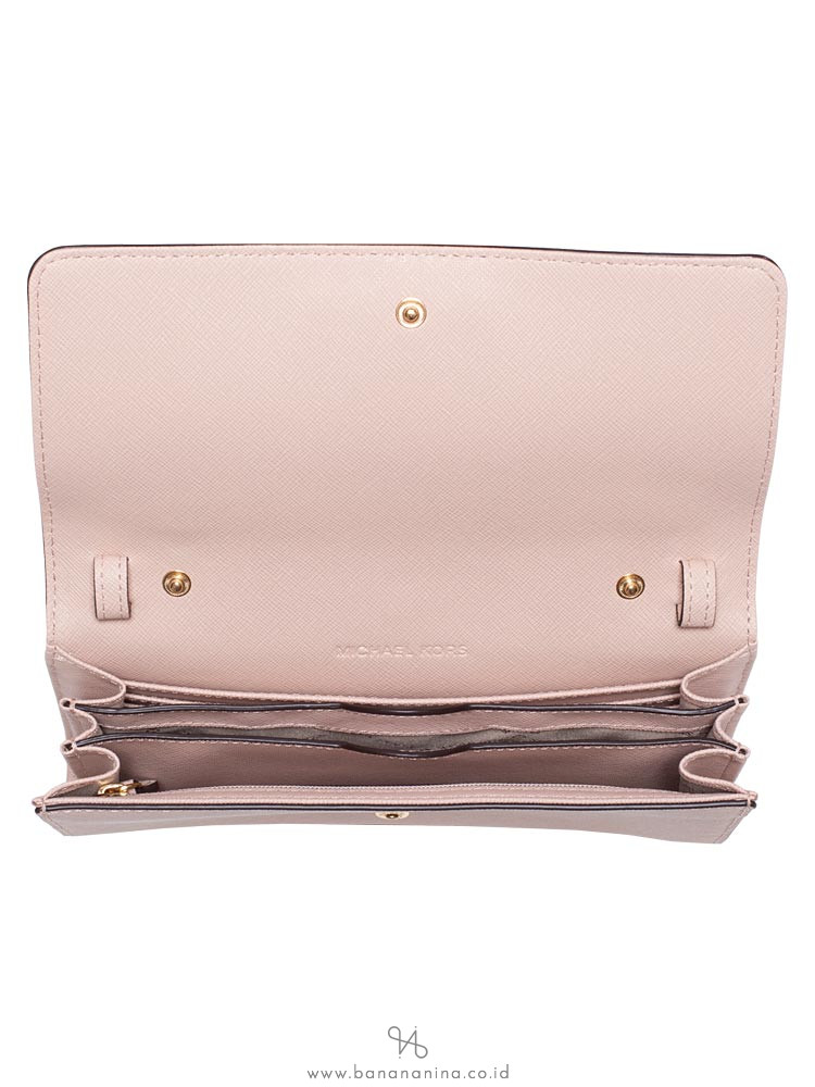 MICHAEL KORS Jet Set Travel Large Phone Crossbody Ballet