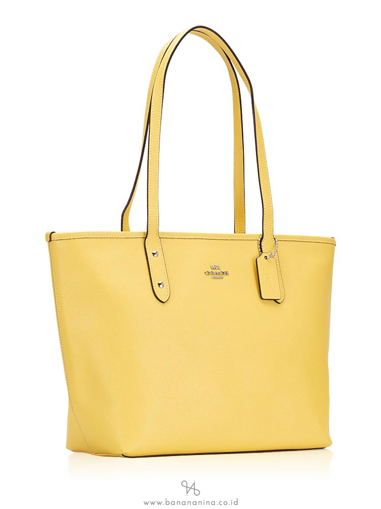 coach yellow tote