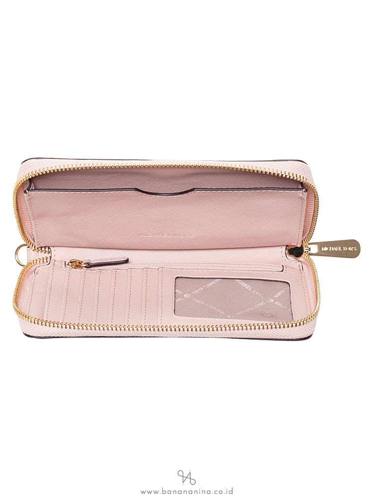 MICHAEL KORS Jet Set Large Multifunction Phone Wallet Ballet