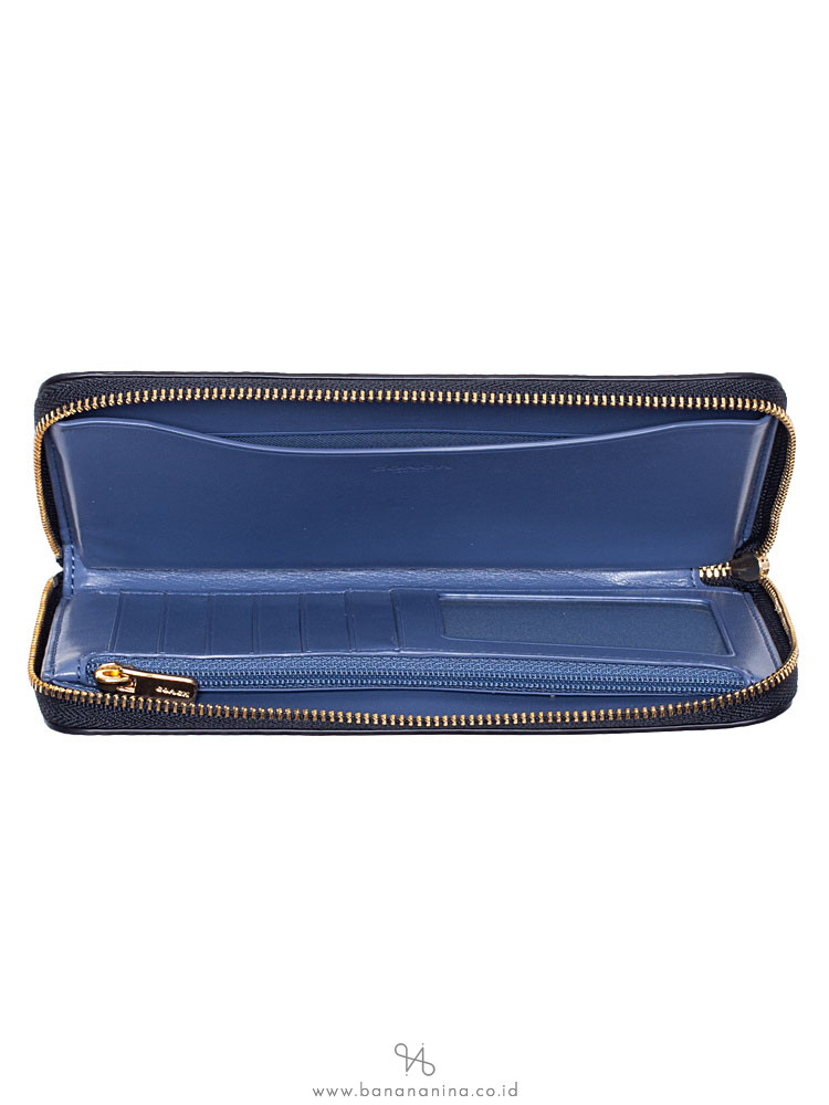 COACH 73008 Painted Peony Phone Wallet Navy Multi
