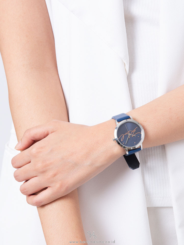 KARL LAGERFELD KL2238 Camille Leather Strap Blue