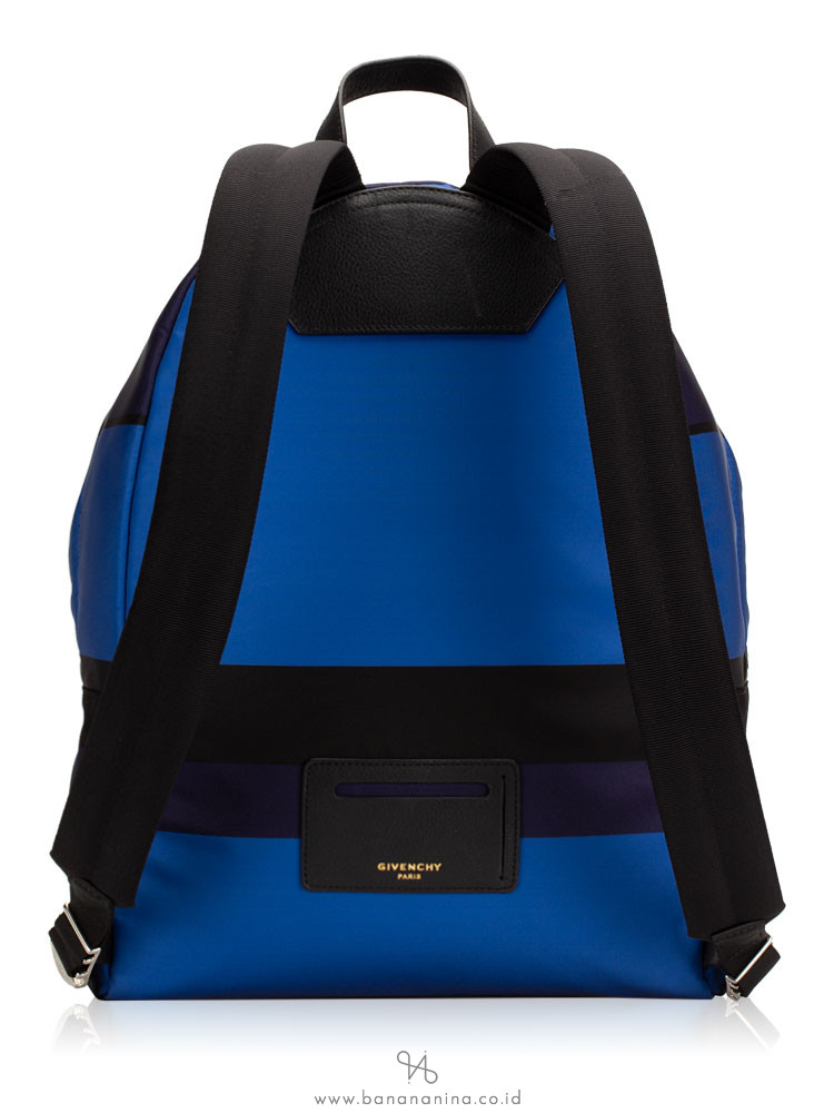 GIVENCHY Totem Print Nylon Backpack Blue