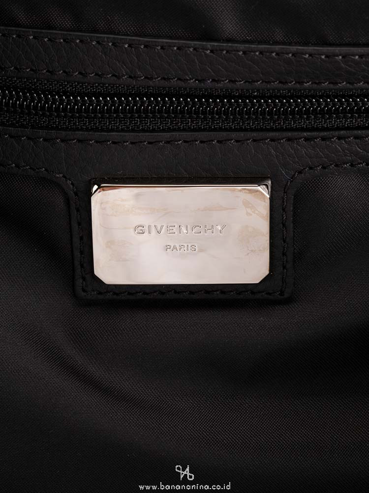 GIVENCHY Totem Print Nylon Backpack Blue