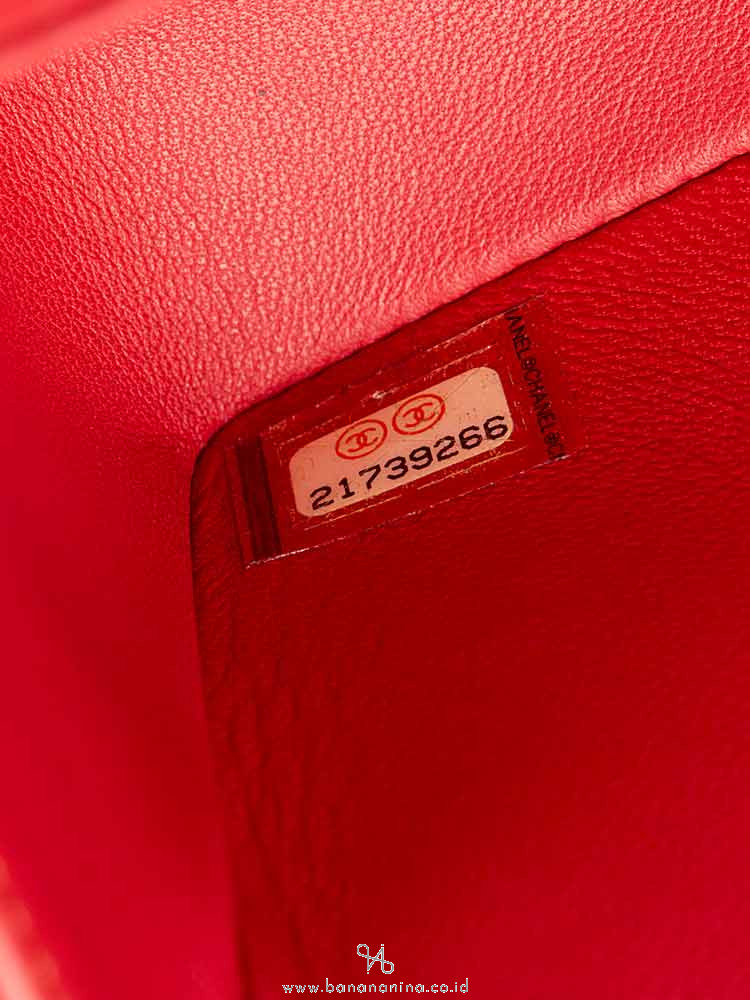 CHANEL Stingray and Leather Small Boy Bag Pink