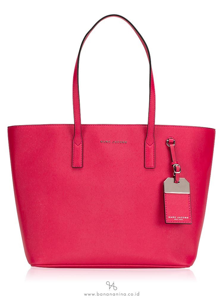 MARC JACOBS Luggage Tag Tote Carnation