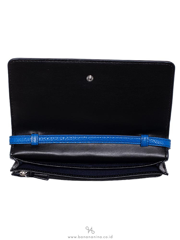MARC JACOBS Empire City Leather Crossbody Ultra Blue
