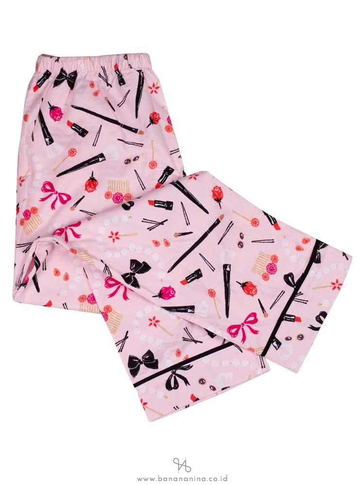 KATE SPADE Dream A Little Dream Long Sleeve Pajamas Pink Multi Sz M