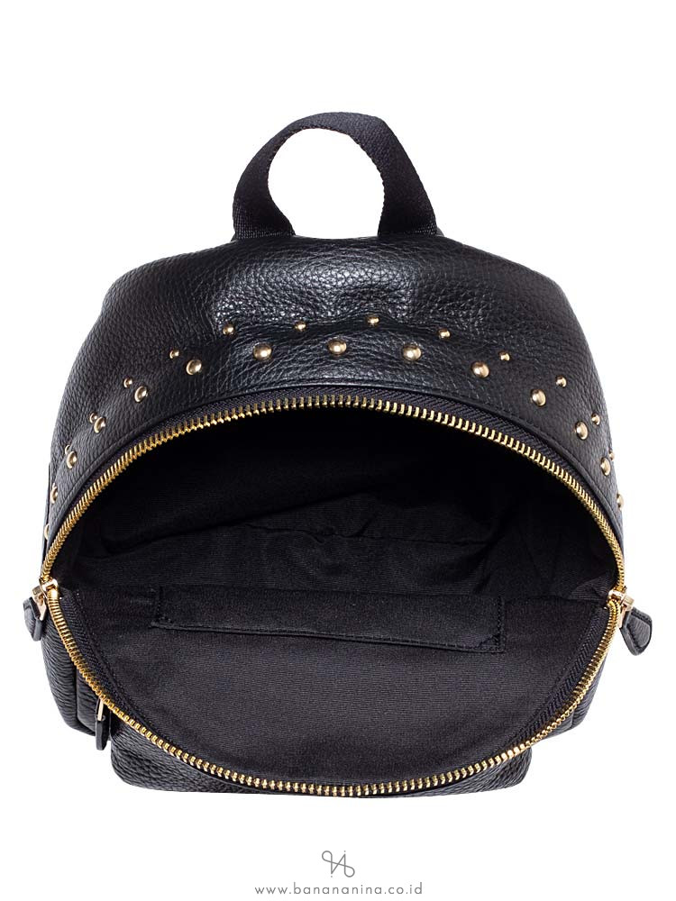 COACH 45070 Studded Mini Charlie Backpack Black
